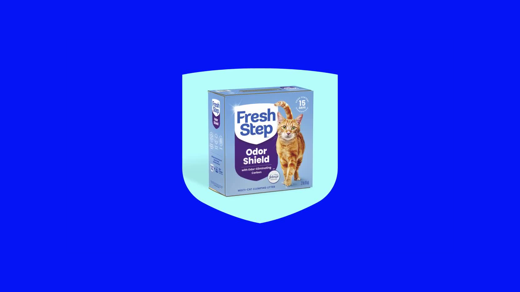 Still from the Fresh Step product video